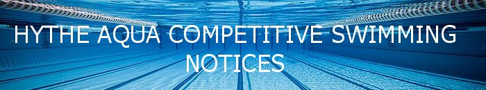 Hythe Aqua Swimming Club Notices